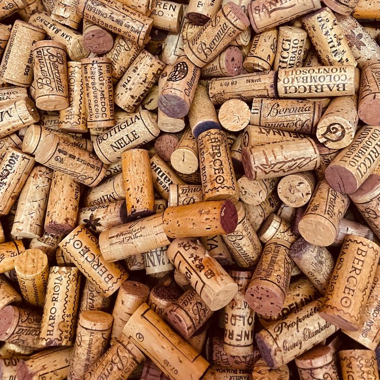 20 Stück T-förmige Weinkorken - Naturkork Verschlüsse Für Weinflaschen & Gläser