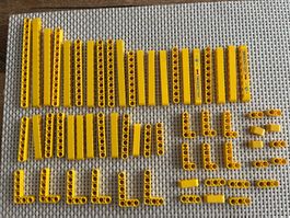 Lego Technic 9396 gelbe runde Lochbalken