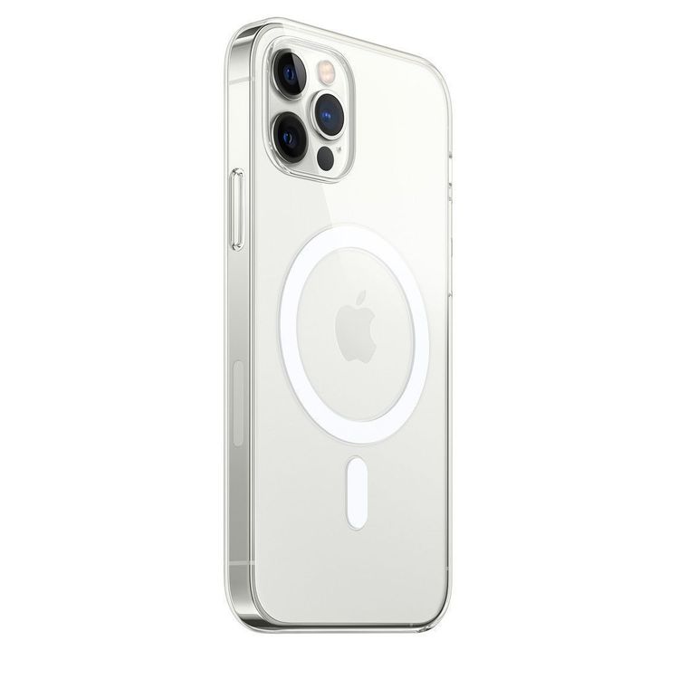 Coque IPhone 12 / 12 Pro Magnétique Pour MagSafe - Silicone Transparent - Neuf Sous Blister