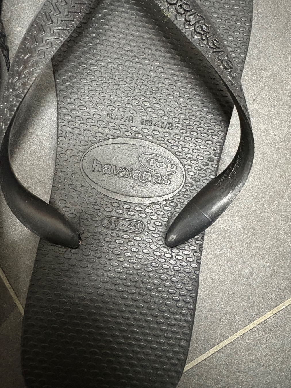Havaianas Scarpe da uomo: Havaianas schwarz, Größe 39/ 40 – Usato da Basel venduto da SAF 1