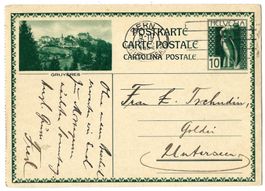 1931 Bildpostkarte Nr. 122y-014 Bild GRUYÈRES, gest. Bern