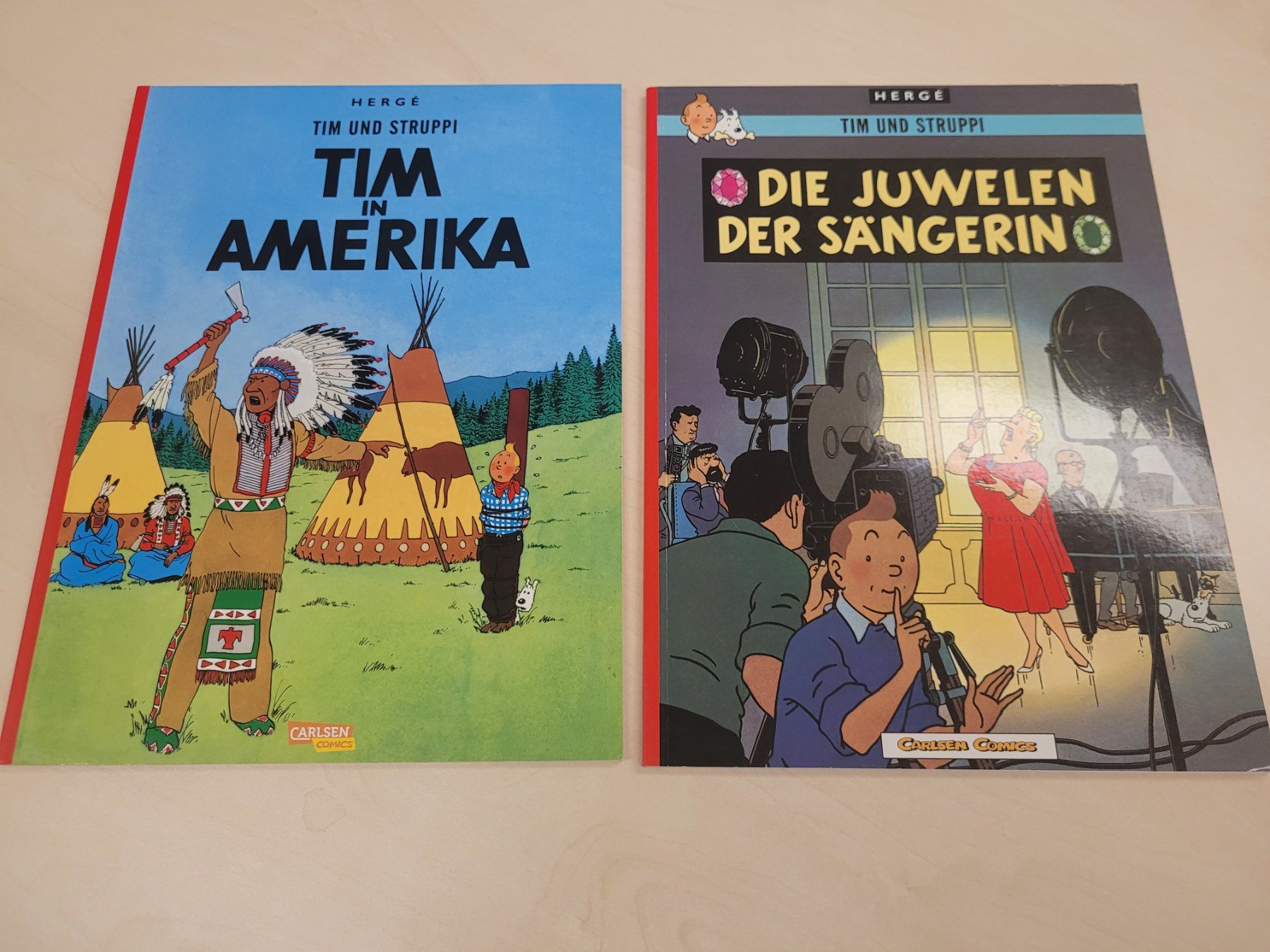 Comics: Tim und Struppi Comic-Doppel: "Amerika" + "Saengerin" top! – Gebraucht aus Nürensdorf von spartacus64 4