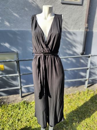 Damen 3/4 Overall, Schwarz, Gr.S