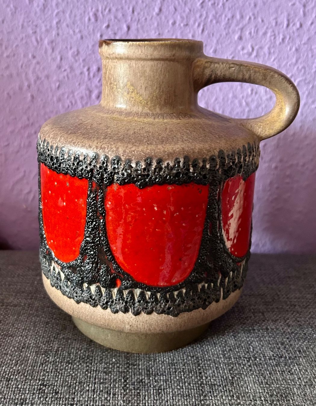 Vasen & Gefässe: Magnifique pot année 70 Lava – Gebraucht aus Petit-Lancy von Pierre_le_voyageur 2