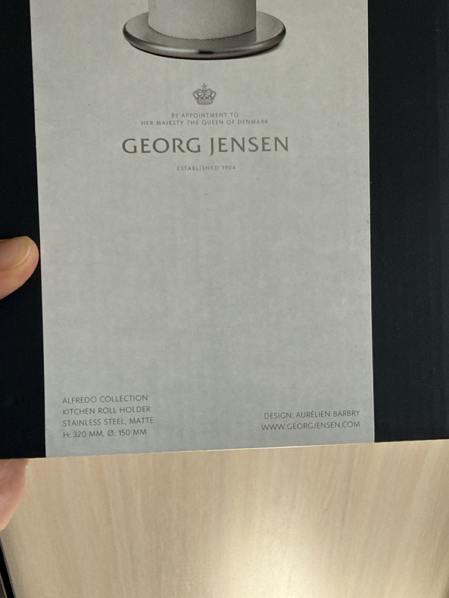 Portasciugamani: Georg Jensen  – Nuovo e nell'imballaggio originale da Sirnach venduto da T_m842672 1