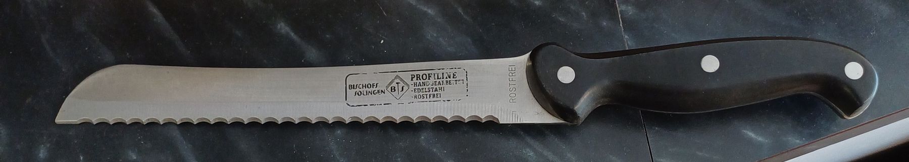 Solingen Coltelli da cucina: Solingen Brot - Messer Holzgriff – Usato da Merenschwand venduto da Brockinell