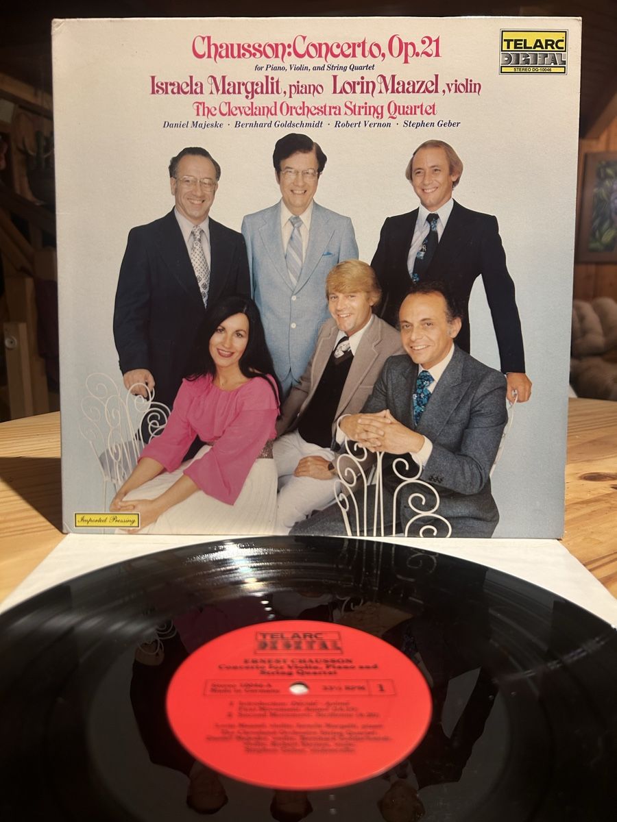 Dischi in vinile: Chausson: Concerto for piano, violin & string quartet TELARC – Usato da Haute-Nendaz venduto da Arzak