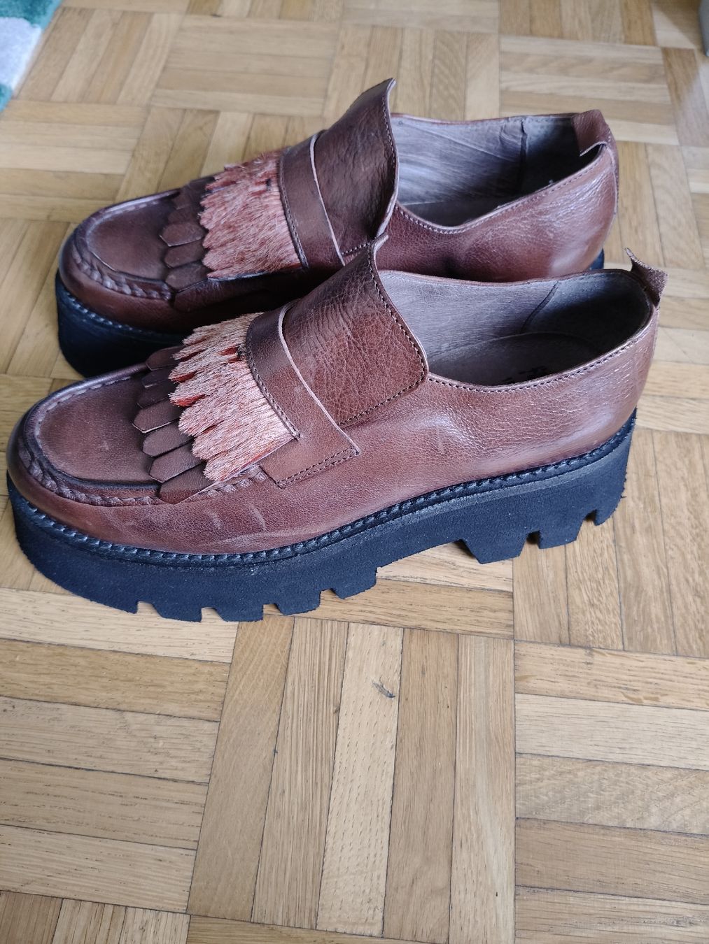 Scarpe da donna: Loafers brown leather size 37 NEU – Nuovo e nell'imballaggio originale da Zürich venduto da sha_vw65 1