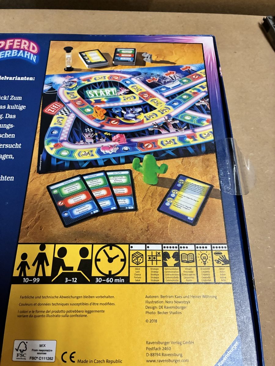 Ravensburger Spiele: Das Nilpferd in der Achterbahn Spiel  – Neu und originalverpackt aus Hondrich von sigmaster 2
