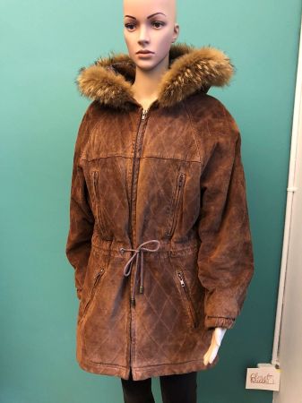 Vintage Veloursleder Jacke / Kurzmantel 🤎