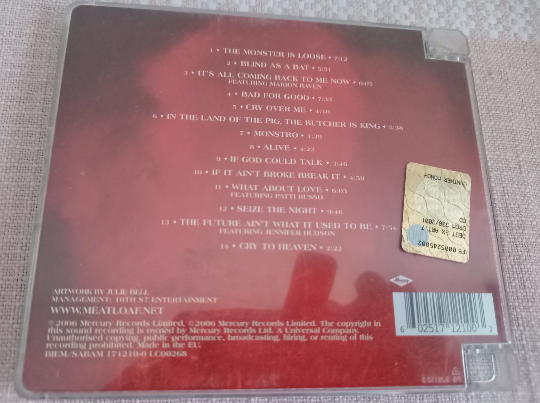 CD: CD MEAT LOAF – Nuovo (secondo la descrizione) da Binningen venduto da mar_2jlr 2