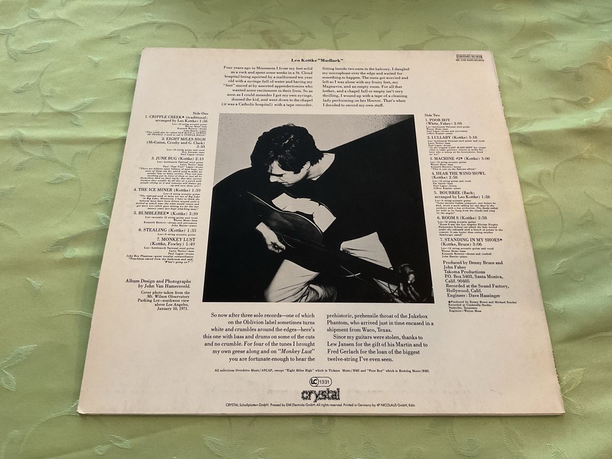 Schallplatten: Leo Kottke "Mudlark" LP, 1977 – Gebraucht aus Steinach von Quarkie 1