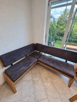 Eckbank massive Eiche mit Stauraum