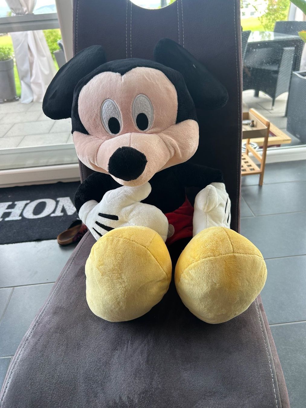 Disney Giocattoli: Grosser Mickey Mouse Plüschtier Top Zustand – Usato da Kaltbrunn venduto da lagone1 1