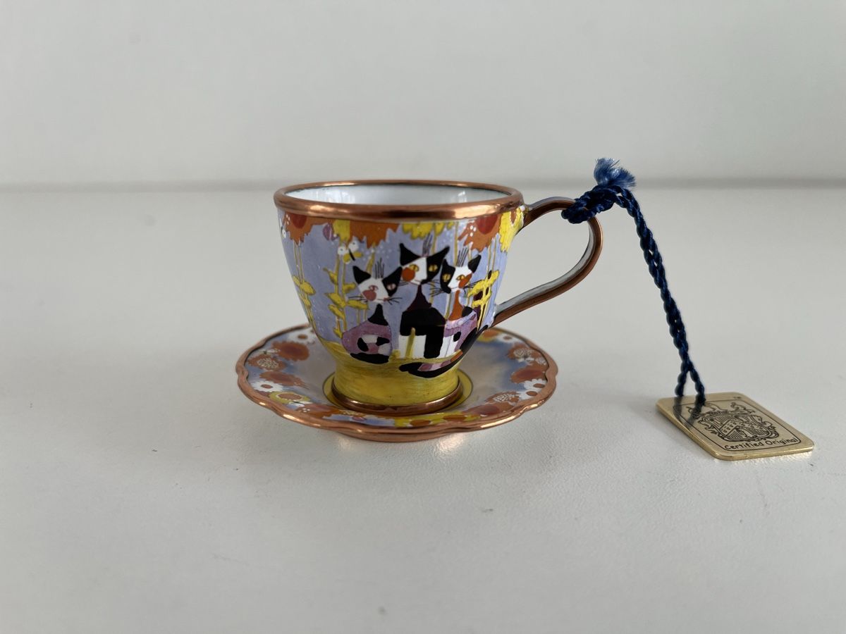 Toutes les décorations: Original Charlotte di Vita Tässchen mit Teller – D'occasion à Wetzikon ZH par seli03