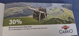 Stanserhorn Cabrio-Bahn Ticket - 30% Rabatt, gültig!