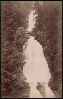 Fotografie Brienz, herabstürzende Wasse