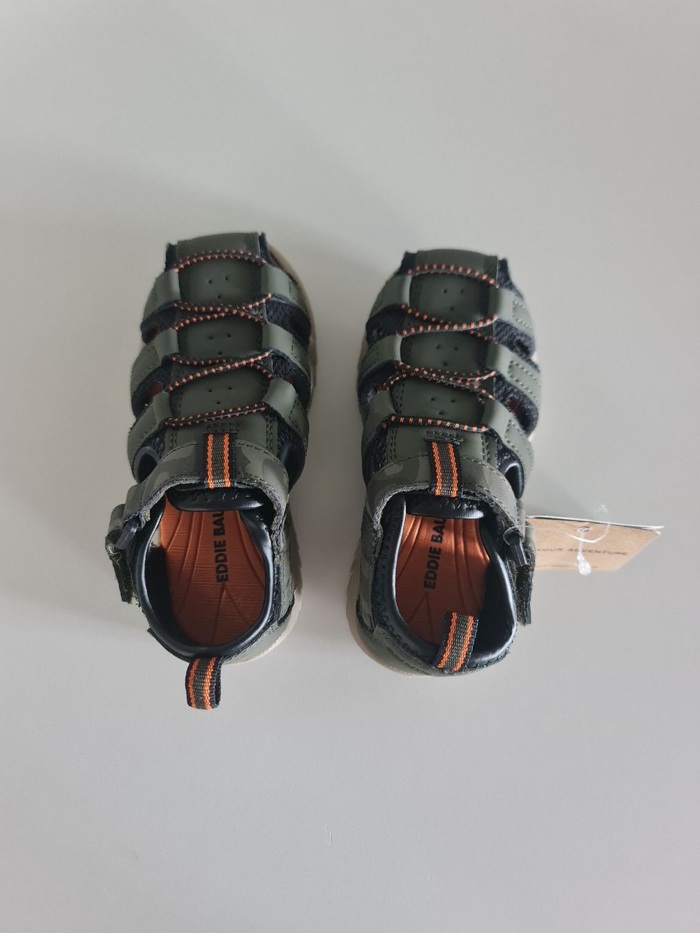 Bauer Chaussures garçon: Eddie Bauer Sandalen, Grün/Orange, Grösse 25/26 oder US 7, N – Neuf avec emballage d'origine à Noflen BE par vco_hnn7 1