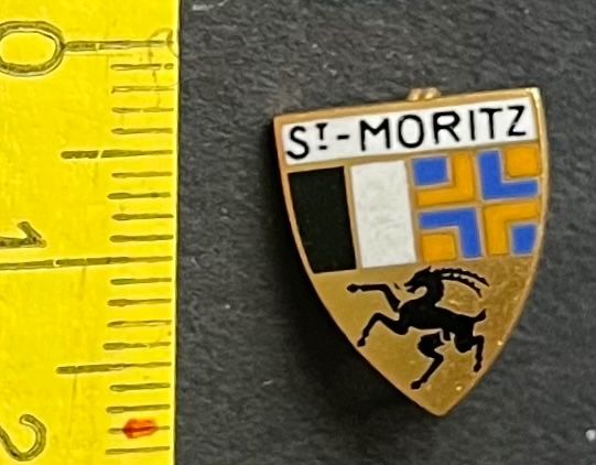 Swiss Placchette & Badge: St. Moritz, Graubünden / Anstecker Vintage – Usato da Ostermundigen venduto da DaxKarten-75