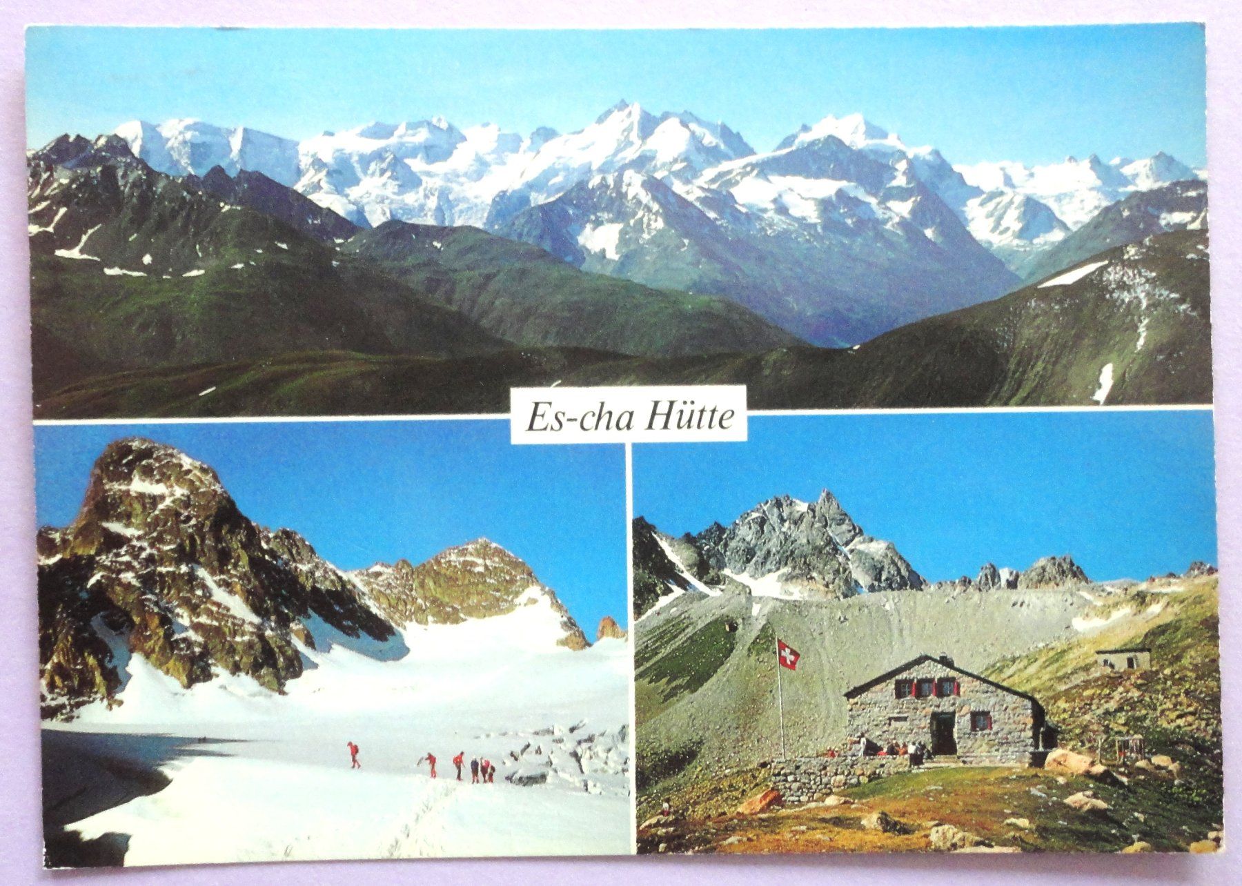 Ansichtskarten: Es-cha Hütte 2594 m – Gebraucht aus Fétigny von Billy2miny