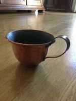 Antike Kupfertasse, gehämmert, Vintage, Deko, Geschenkidee