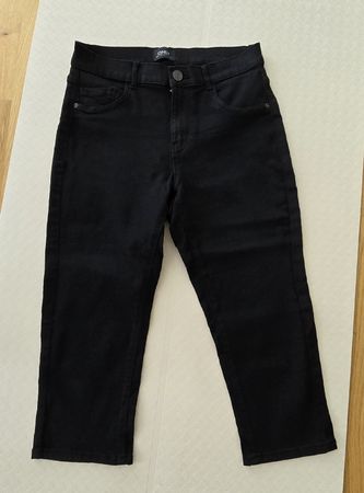 Caprihosen von Only Grösse M schwarz Jeansoptik elastisch