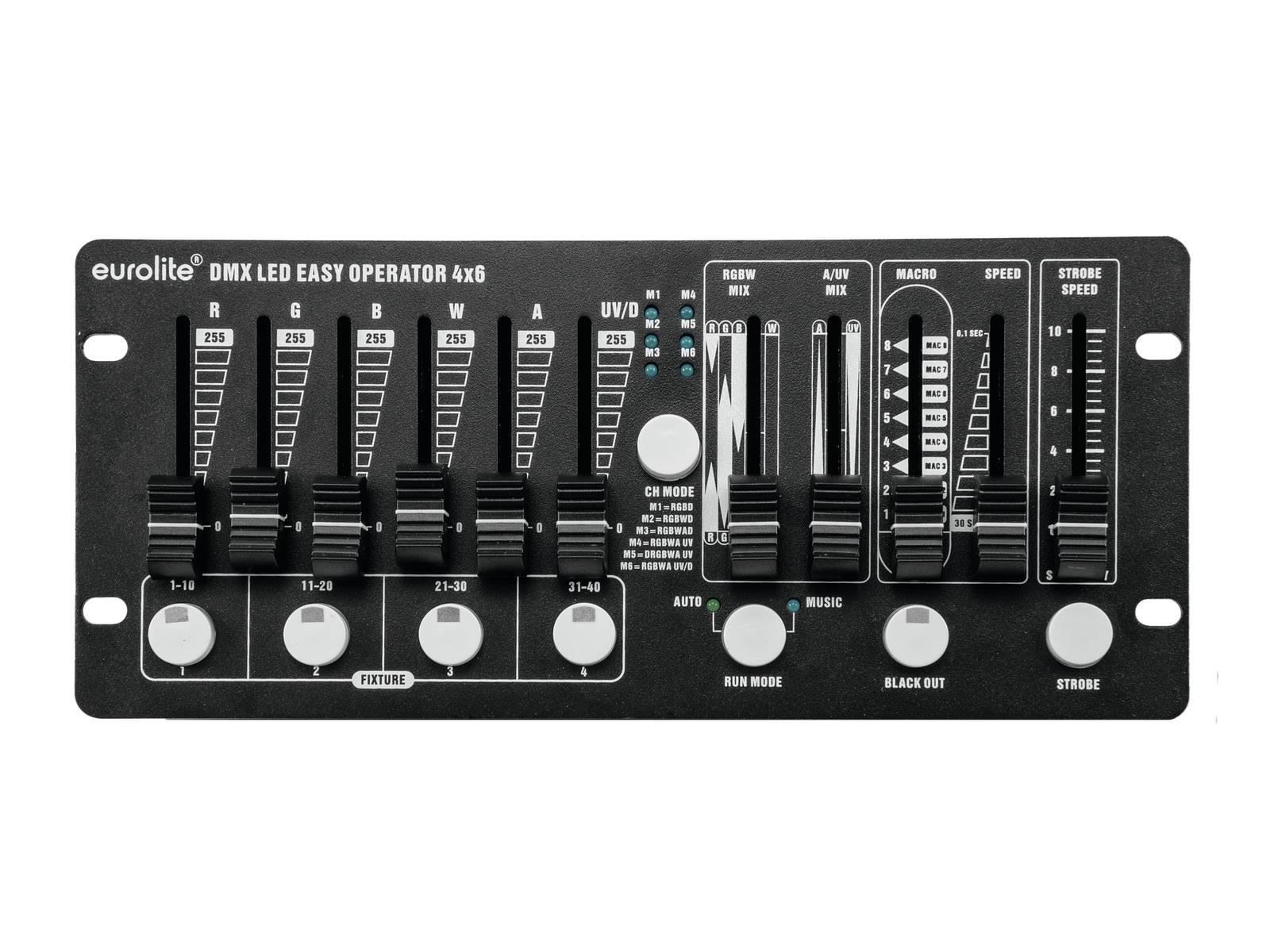 Console di mixaggio: EUROLITE DMX LED EASY Operator 4x6 – Nuovo e nell'imballaggio originale da Däniken SO venduto da Profog1 2