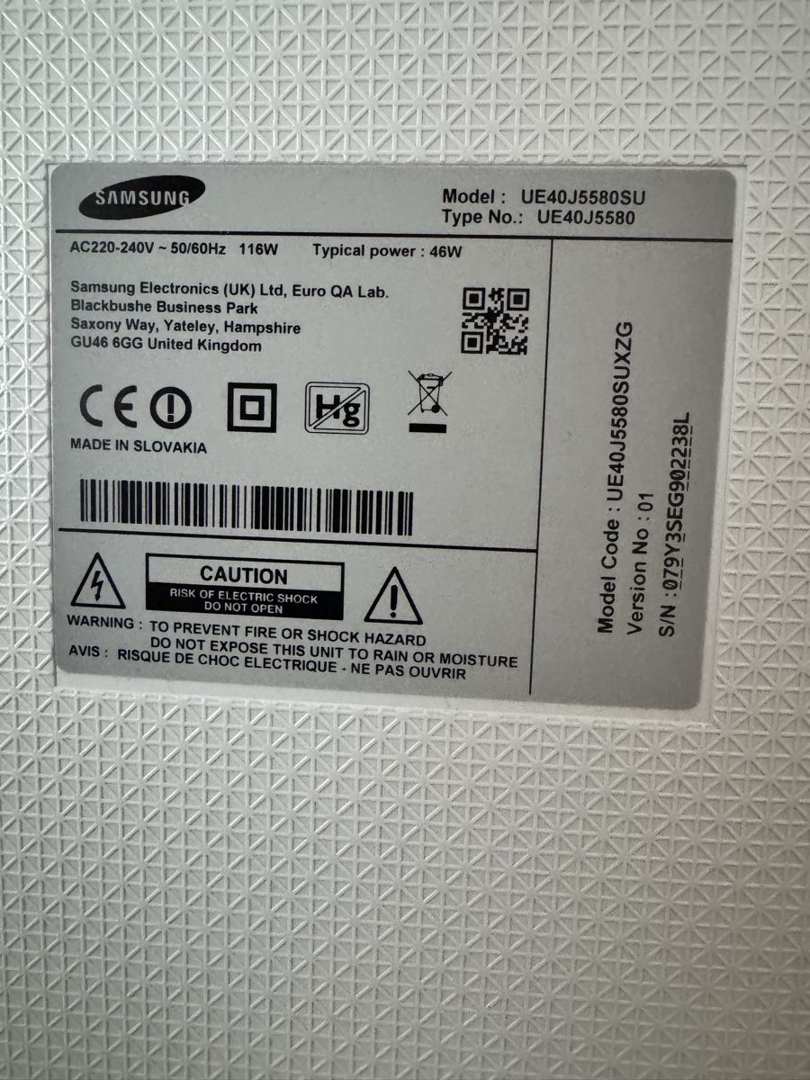 Samsung Fernseher: Samsung 40 zoll TV – Gebraucht aus Seon von Sammler6 2