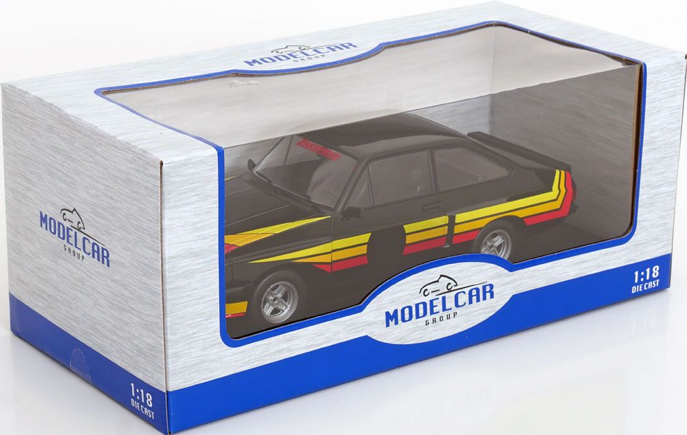 Ford Modellini d'auto: FORD ESCORT MK2 RS 2000 X-PACK BLACK 1:18 MCG – Nuovo e nell'imballaggio originale da Suhr venduto da Moebelsiralfred 2