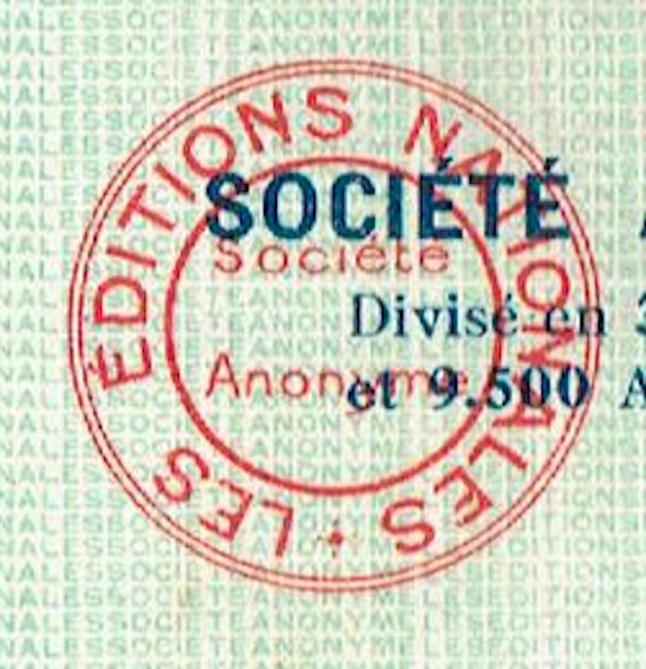 Dokumente: Les Editions Nationales SA, Paris - 1926 – Gebraucht aus Solothurn von Sgasche 1