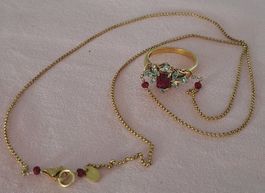 Herzige antike Kette mit.gebrauchtspuren 