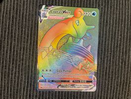 Pokemon Lapras Vmax Rainbow Shield & Sword near Mint