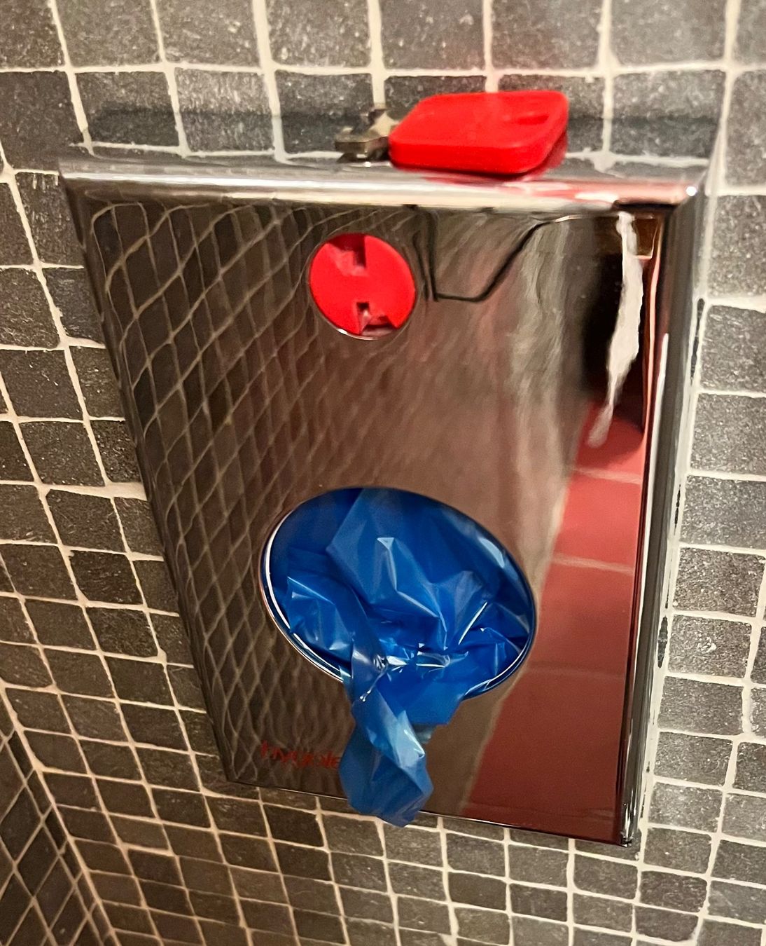 WC: Hygolet Damenhygienebeutelspender – Usato da Aarau venduto da Doct8