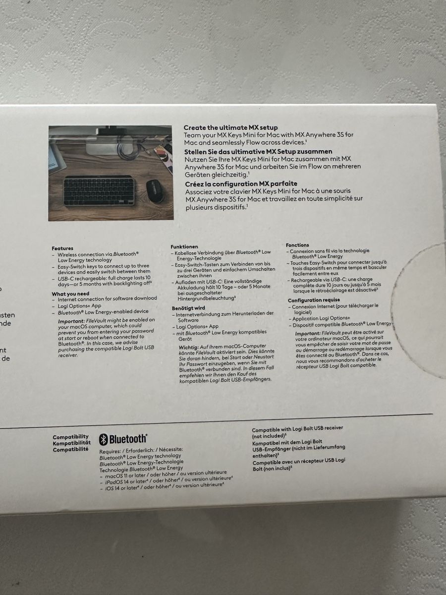 Notebooks: Logitech MX Master 3S + MX Keys Mini + Casa Pop-Up Desk- MAC – Neu (gemäss Beschreibung) aus Geroldswil von MD1704 6