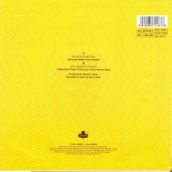 Dischi in vinile: HOTHOUSE FLOWERS (Single, 7") An Emotional Time – Nuovo (secondo la descrizione) da Zürich venduto da Tarafo5 1