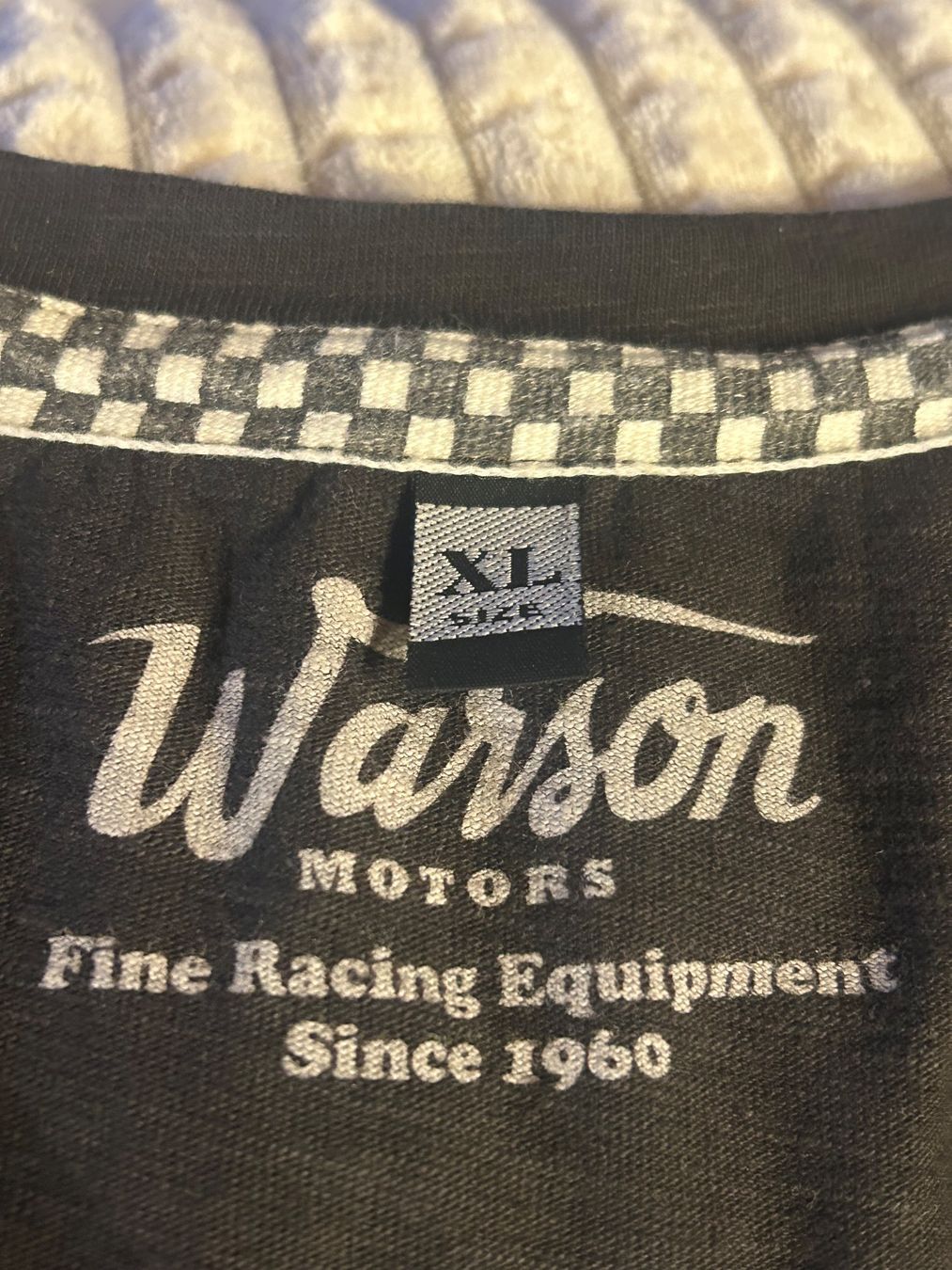 T-shirt: Warson Motors t-shirt noir – Nuovo (secondo la descrizione) da Val-d'Illiez venduto da Dombou 2