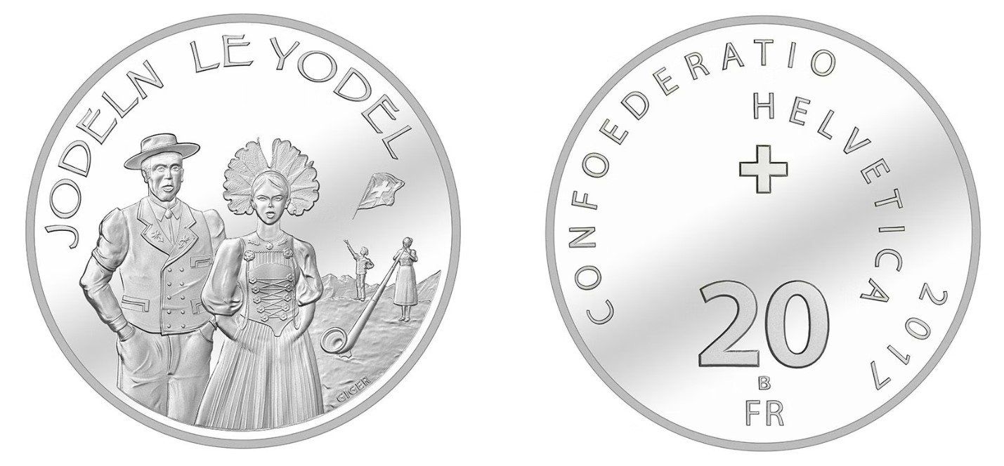 Tutti le monete: 2017. 20 FR. Jodeln. – Nuovo (secondo la descrizione) da Solothurn venduto da Numis_4500
