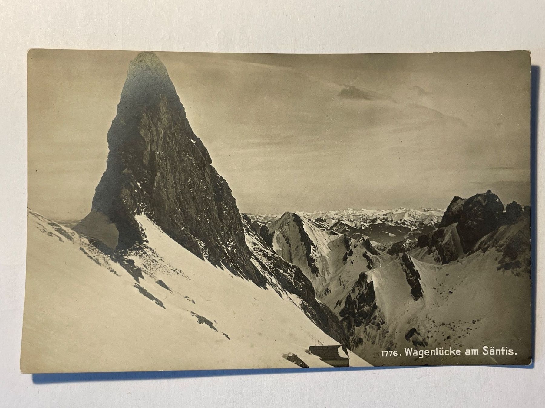 Cartoline postali: Alte Ansichtskarte Wagenlücke am Säntis – Usato da St. Gallen venduto da Gallus8