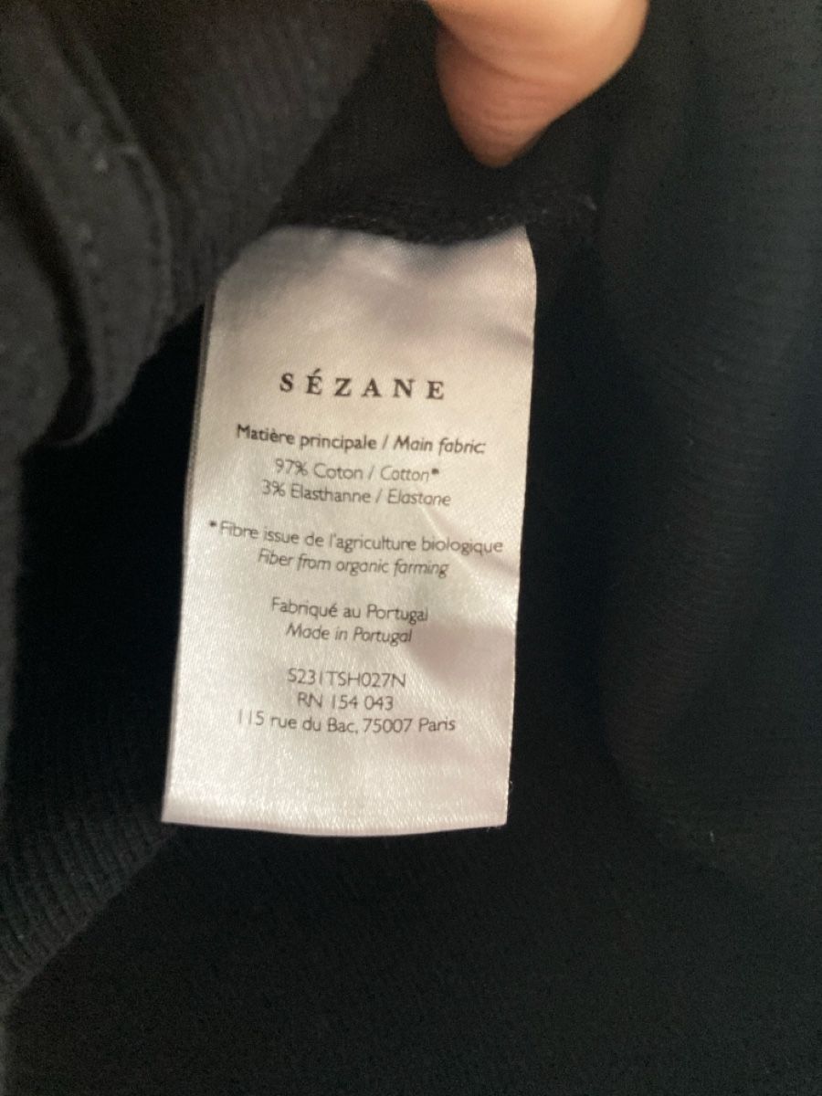 Sezane T-shirt: Sézane T-Shirt Schwarz XS – Usato da Zuerich venduto da Jim_Hatton 2