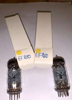 2 Röhren / Radioröhren EF800 (Pentode), NOS, Telefunken