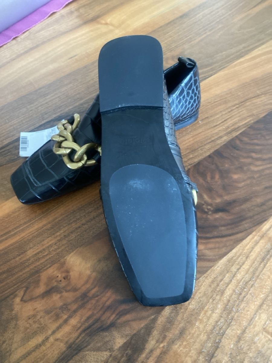Mango Damenschuhe: Schwarze Mango Loafers mit Kette, Gr. 38, NEU! – Neu und originalverpackt aus Erlenbach ZH von renata-c 3