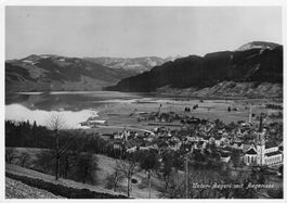 - Unter - Aegeri mit Aegerisee , 1941