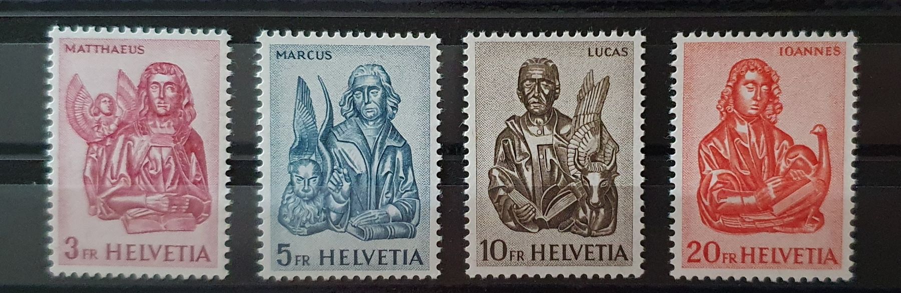 Tutti i francobolli: 1961, Nr.381-384 - Evangelisten ** postfrisch – Nuovo (secondo la descrizione) da Kreuzlingen venduto da Rschweiz1