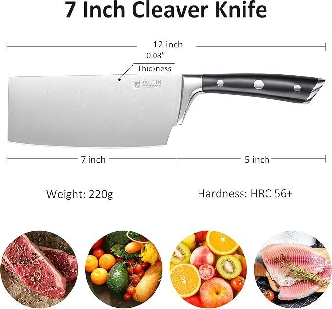 Coltelli da cucina: Hackmesser 17,7 cm profi Küchenmesser nariki Messer – Nuovo e nell'imballaggio originale da Oberentfelden venduto da abz_l7vm 1