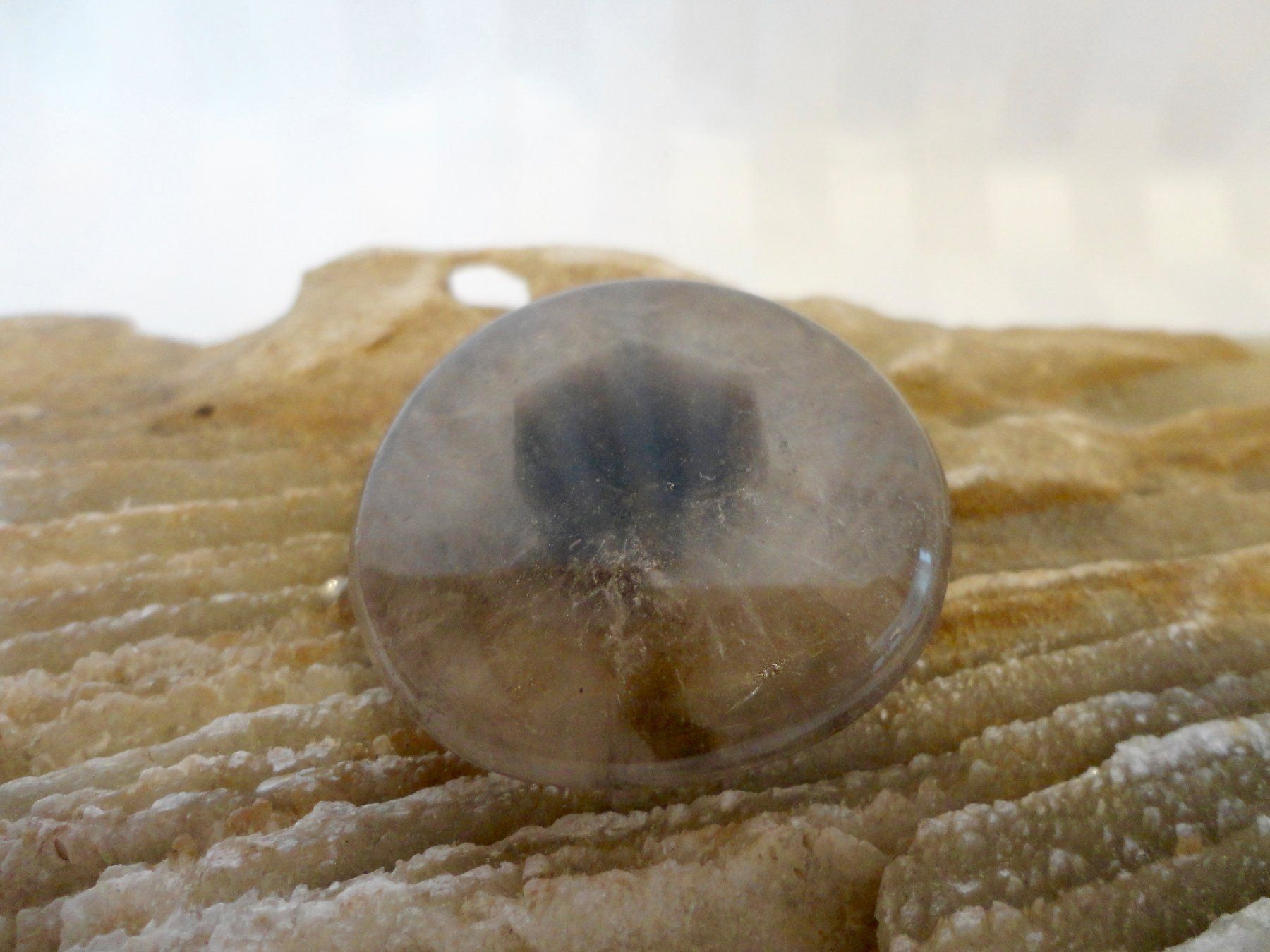 Edelsteine: Rauchquarz Heilstein /Handschmeichler – Neu (gemäss Beschreibung) aus Biberist von Steine