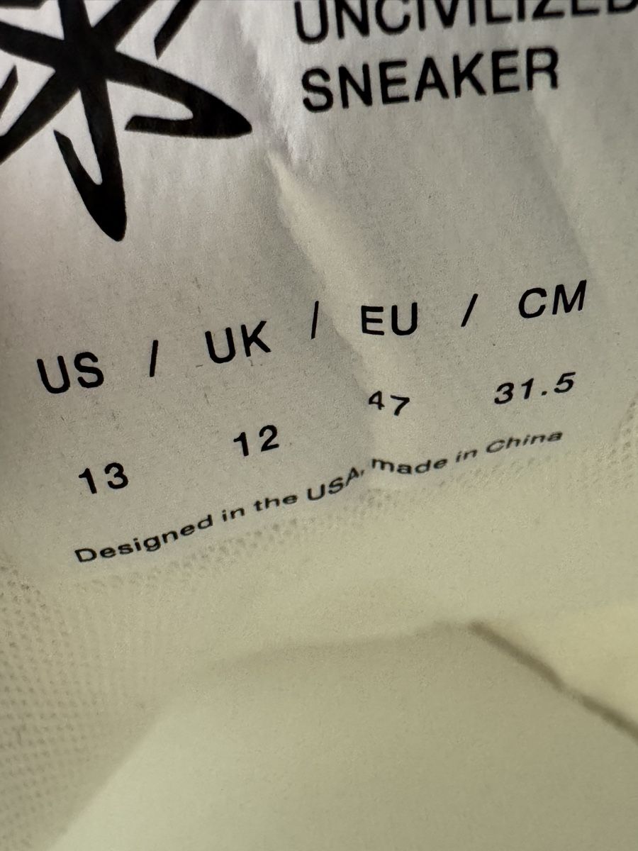 Chaussures hommes: Sportschuhe - UNCIVILIZED SNEAKER 2.0 TRIPLE WHITE – Neuf (Voir description) à Uerikon par MarkBaumann 4