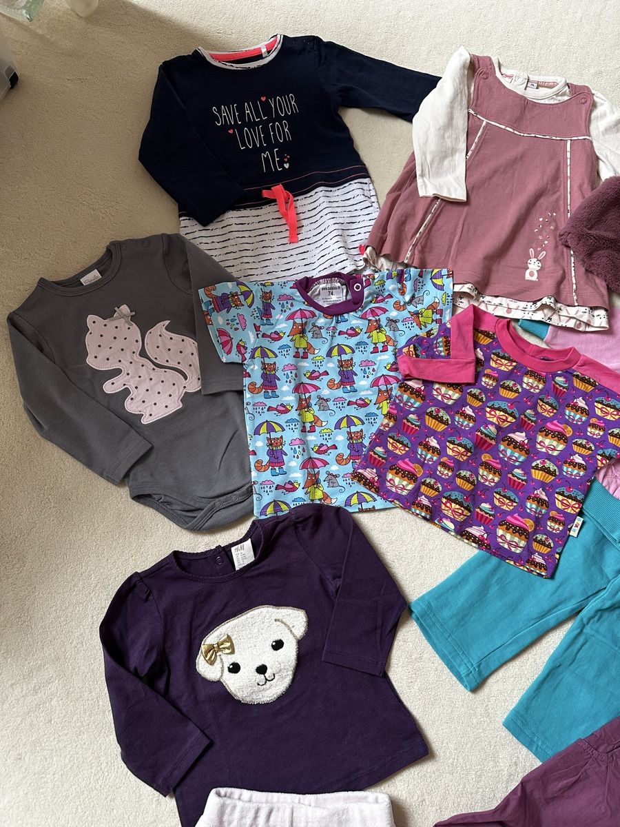 Lotti & Set di vestiti: Kleiderpaket XXL Mädchen Grösse 74 – Nuovo (secondo la descrizione) da Buchs AG venduto da Dasmusstduhaben 1