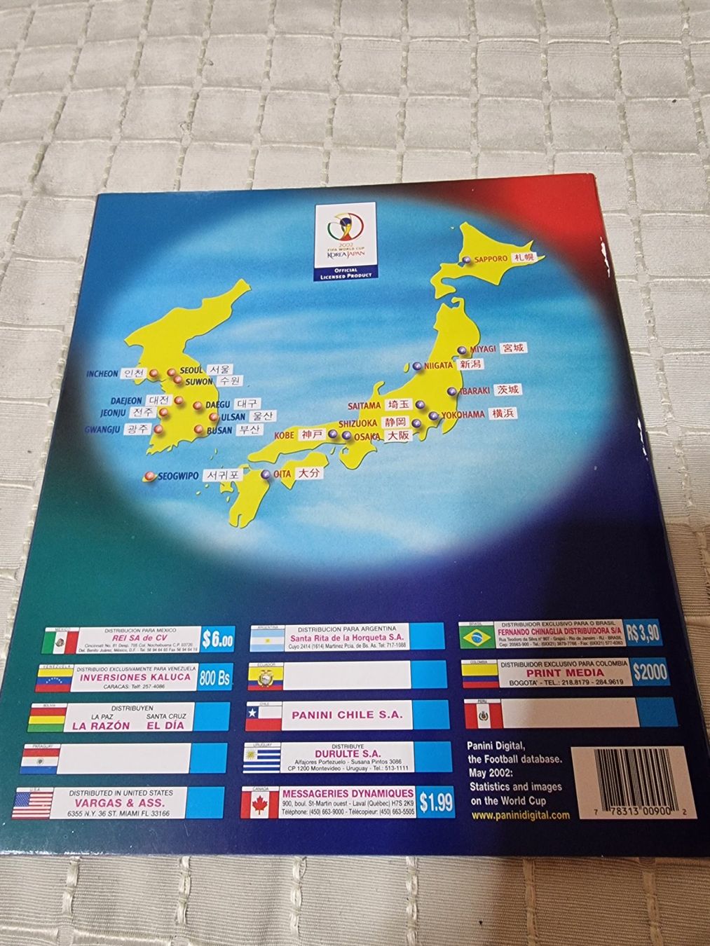 Panini Album: panini wm 2002 leeralbum – Usato da Oberglatt ZH venduto da Paninitruhe 1