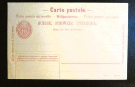 CH alte ungebrauchte Postkarte