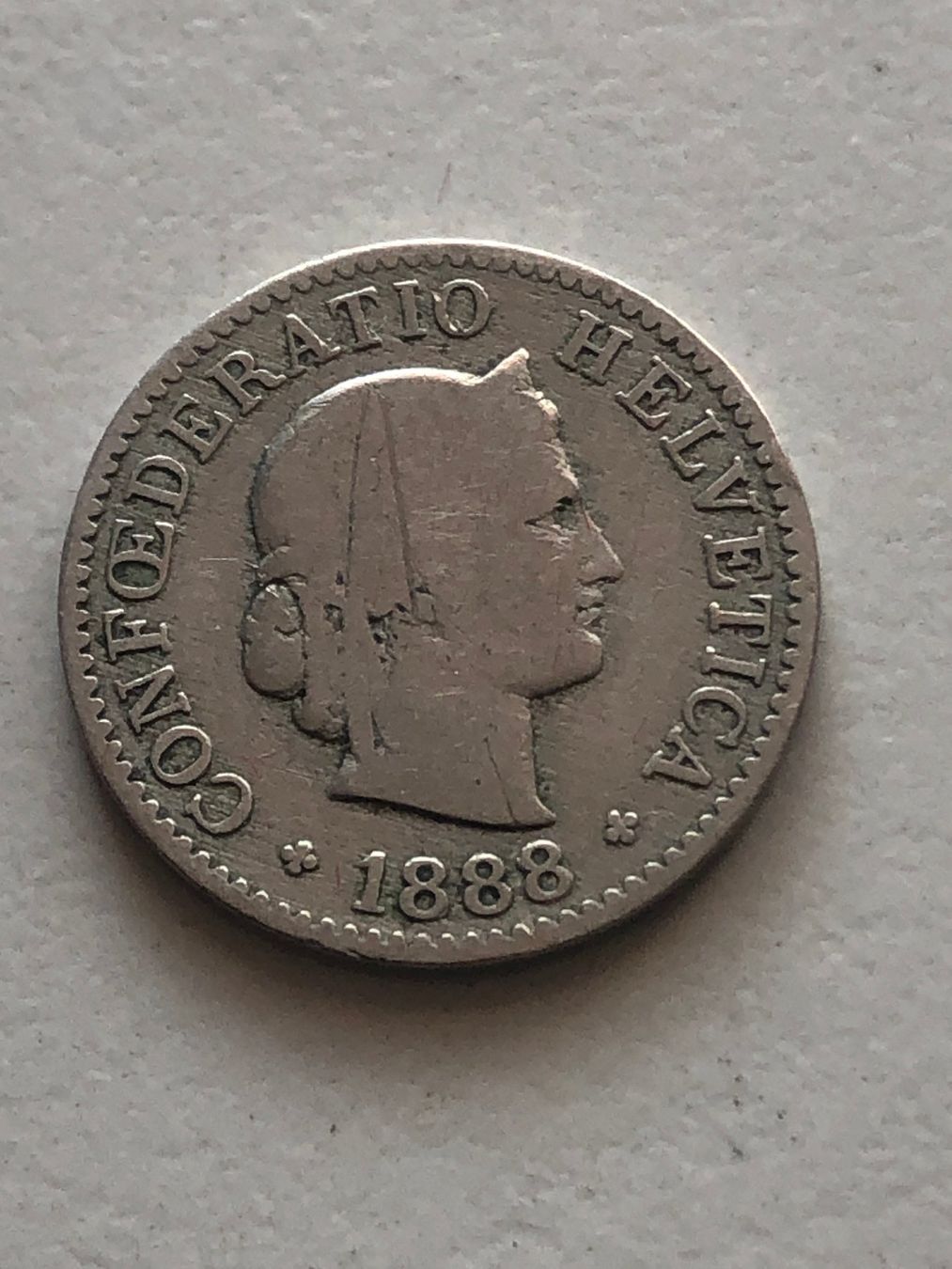 Tutti le monete: 5 Rp. 1888 – Usato da Schötz venduto da Odpa